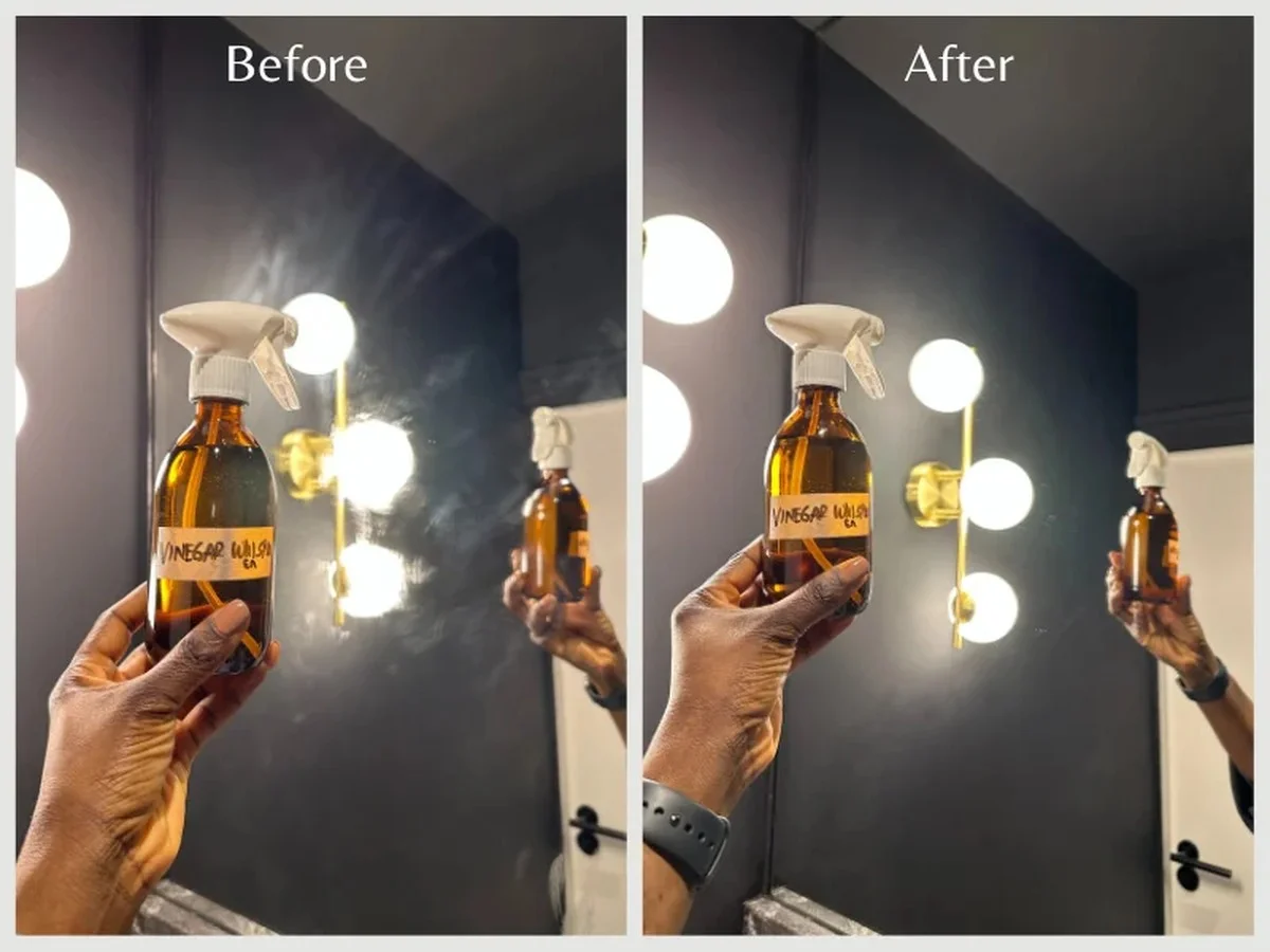 Druppels azijn op je spiegellijst: de anti-condens truc die hotels gebruiken - image 1