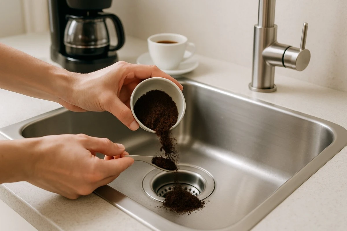 Gebruik koffiedik om je gootsteen schoon te maken: het natuurlijke alternatief voor chemicaliën - image 2