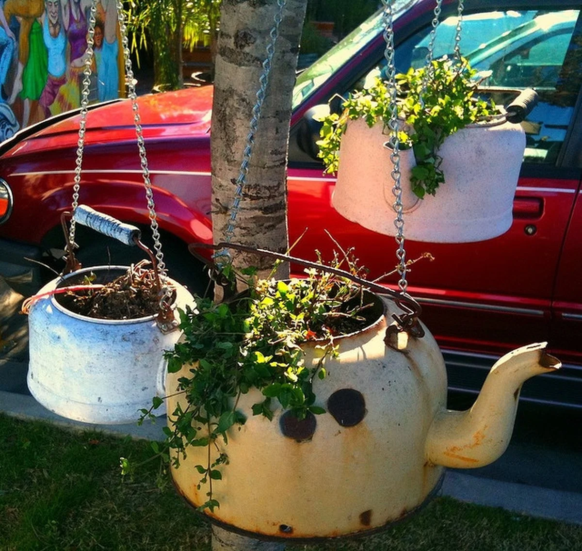 Een oude koffiekan als plantenpot: waarom dit beter werkt dan plastic - image 2