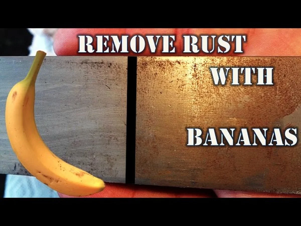 Bananenschillen tegen roest op metaal: de schoonmaaktruc die werkelijk werkt - image 1