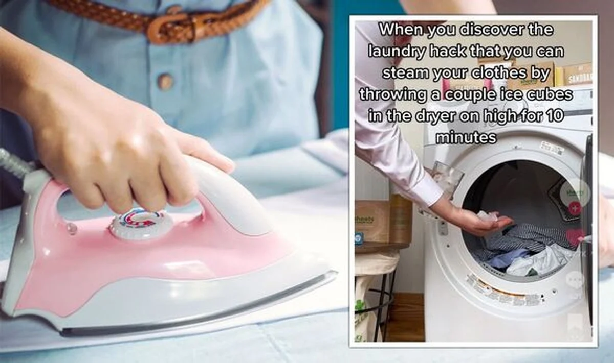 Ijsblokjes in je droger: het trucje dat strijken overbodig maakt - image 2